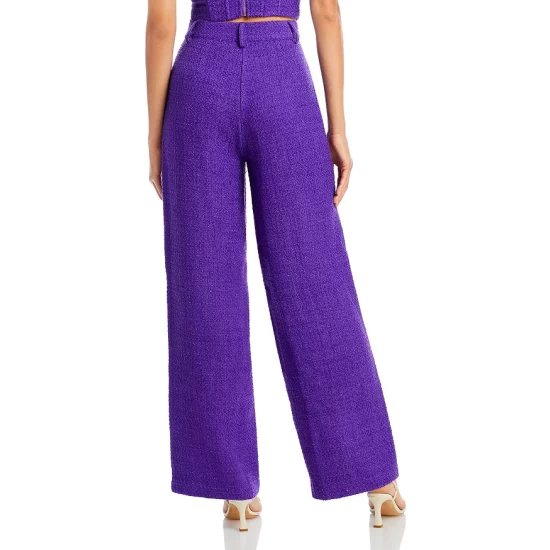 Buy ⌛ AQUA Tweed Pants - 100% Exclusive Purple ✨ 3 Buy ⌛ AQUA Tweed Pants - 100% Exclusive Purple ✨ - Image 3
