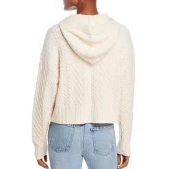 New 👍 AQUA Cable Sweater Hoodie - 100% Exclusive Ivory 🥰 -AQUA Elegant shop unnamed file 2276