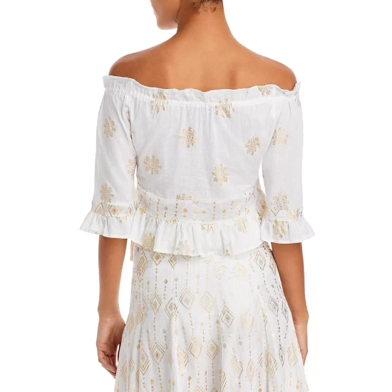 Coupon ๐ฏ AQUA Metallic Print Crop Top Swim Cover-Up & Metallic Print Midi ๐ฅ Skirt Swim Cover-Up - 100% Exclusive โ 6 Coupon ๐ฏ AQUA Metallic Print Crop Top Swim Cover-Up & Metallic Print Midi ๐ฅ Skirt Swim Cover-Up - 100% Exclusive โ - Image 6