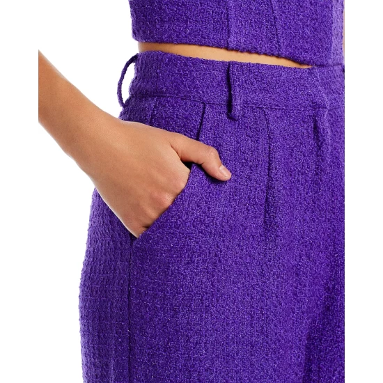 Buy ⌛ AQUA Tweed Pants - 100% Exclusive Purple ✨ 5 Buy ⌛ AQUA Tweed Pants - 100% Exclusive Purple ✨ - Image 5