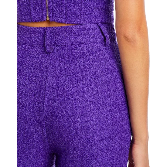 Buy ⌛ AQUA Tweed Pants - 100% Exclusive Purple ✨ 6 Buy ⌛ AQUA Tweed Pants - 100% Exclusive Purple ✨ - Image 6