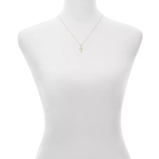 Deals ✨ AQUA Cross Pendant Necklace, 15.5"-17.5" - 100% Exclusive Gold 🥰 2 Deals ✨ AQUA Cross Pendant Necklace, 15.5"-17.5" - 100% Exclusive Gold 🥰 - Image 2