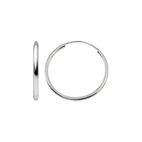 Outlet 🔔 AQUA Hoop Earrings In 18K Gold-Plated Sterling Silver Or Sterling Silver - 100% Exclusive 🛒 6 Outlet 🔔 AQUA Hoop Earrings In 18K Gold-Plated Sterling Silver Or Sterling Silver - 100% Exclusive 🛒 - Image 6