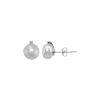 Best reviews of 🥰 AQUA Pavé & Cultured Freshwater Pearl Stud Earrings In Sterling Silver - 100% Exclusive White/silver ❤️