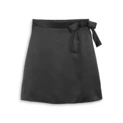 Top 10 🛒 AQUA Girls' Satin Wrap Skirt - Big Kid - 100% Exclusive Black ⭐