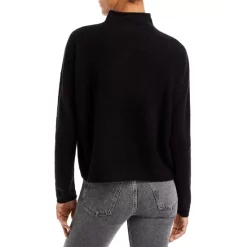 Best Sale ⌛ AQUA Rolled Edge Mock Neck Cashmere Sweater - 100% Exclusive Black 😀 9 Best Sale ⌛ AQUA Rolled Edge Mock Neck Cashmere Sweater - 100% Exclusive Black 😀 -AQUA Elegant shop unnamed file 2344