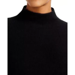 Best Sale ⌛ AQUA Rolled Edge Mock Neck Cashmere Sweater - 100% Exclusive Black 😀 11 Best Sale ⌛ AQUA Rolled Edge Mock Neck Cashmere Sweater - 100% Exclusive Black 😀 -AQUA Elegant shop unnamed file 2346