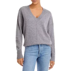 Budget ⭐ AQUA V-Neck Sweater - 100% Exclusive Medium Gray ✨ -AQUA Elegant shop unnamed file 238