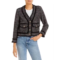 Cheapest โ๏ธ AQUA Cropped Tweed Jacket - 100% Exclusive Multi ๐
