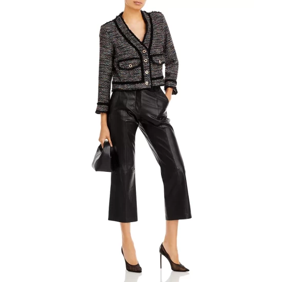 Cheapest ✔️ AQUA Cropped Tweed Jacket - 100% Exclusive Multi 🎉 2 Cheapest ✔️ AQUA Cropped Tweed Jacket - 100% Exclusive Multi 🎉 - Image 2