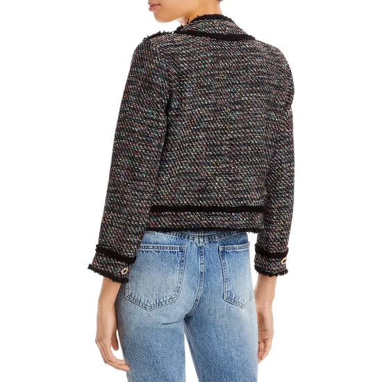 Cheapest ✔️ AQUA Cropped Tweed Jacket - 100% Exclusive Multi 🎉 3 Cheapest ✔️ AQUA Cropped Tweed Jacket - 100% Exclusive Multi 🎉 - Image 3