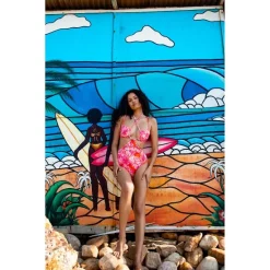 Best reviews of ✔️ AQUA Batik Leaf Print Cutout One Piece ❤️ Swimsuit - 100% Exclusive Orange/pink ✨ -AQUA Elegant shop unnamed file 2403