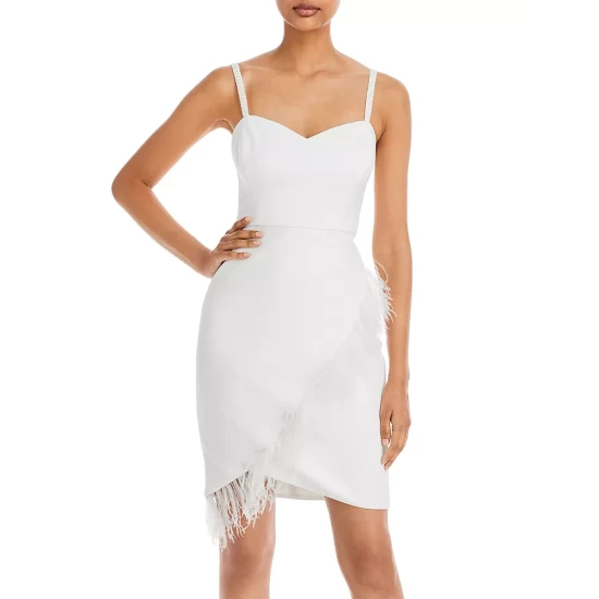 Hot Sale β¨ AQUA Feather Trim π€© Dress - 100% Exclusive Gardenia π₯° 1 Hot Sale β¨ AQUA Feather Trim π€© Dress - 100% Exclusive Gardenia π₯°