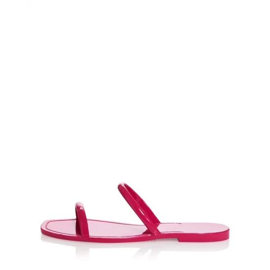 Brand new ✨ AQUA 😍 Women's Square Toe Jelly Flat Slide 🌟 Sandals - 100% Exclusive Prata Meta ⭐ 2 Brand new ✨ AQUA 😍 Women's Square Toe Jelly Flat Slide 🌟 Sandals - 100% Exclusive Prata Meta ⭐ - Image 2