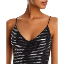 Promo 🛒 AQUA Metallic Sequin Maxi Dress - 100% Exclusive Black/silver 💯 -AQUA Elegant shop unnamed file 2445