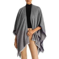 Cheapest 🔥 AQUA Chevron Ruana Wrap - 100% Exclusive Ivory 😉 -AQUA Elegant shop unnamed file 2449