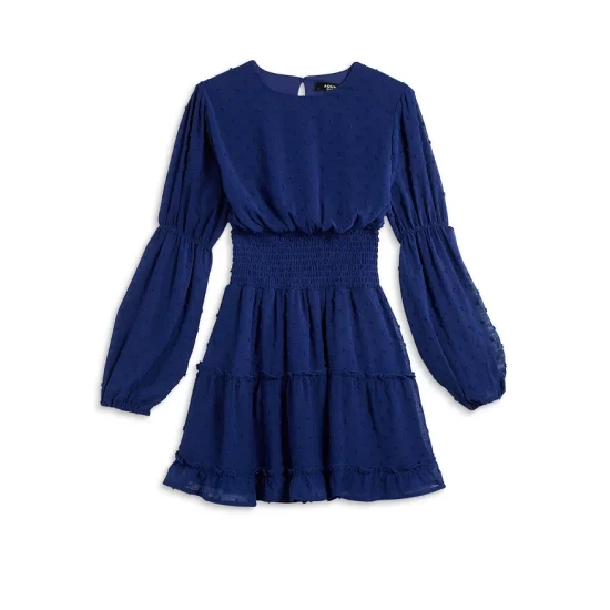 Cheap ⭐ AQUA 💯 Girls' Swiss Dot Peasant Dress, Big Kid - 100% Exclusive Lazuli Blue 😉 1 Cheap ⭐ AQUA 💯 Girls' Swiss Dot Peasant Dress, Big Kid - 100% Exclusive Lazuli Blue 😉