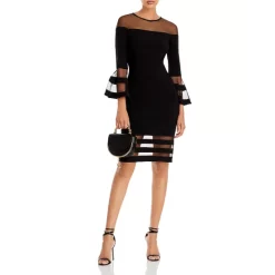 Budget 🛒 AQUA Bell-Sleeve Illusion Dress - 100% Exclusive Black 😀 10 Budget 🛒 AQUA Bell-Sleeve Illusion Dress - 100% Exclusive Black 😀 -AQUA Elegant shop unnamed file 2477
