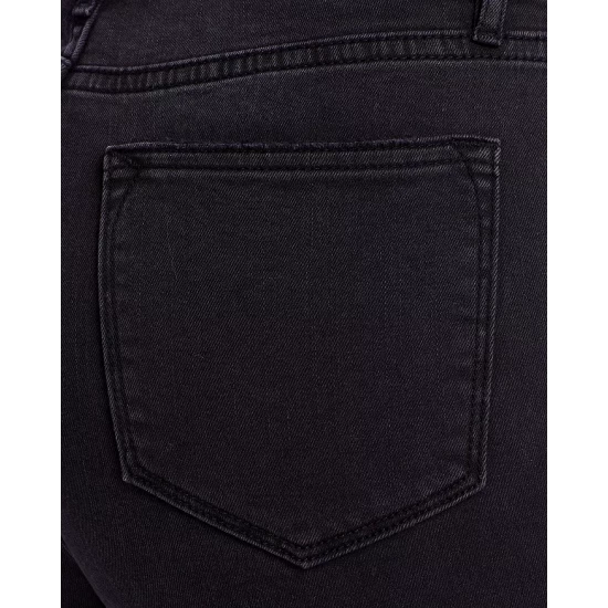 Wholesale ๐ AQUA High Rise Split Hem Straight Leg โ๏ธ Jeans In Black - 100% Exclusive โจ 5 Wholesale ๐ AQUA High Rise Split Hem Straight Leg โ๏ธ Jeans In Black - 100% Exclusive โจ - Image 5