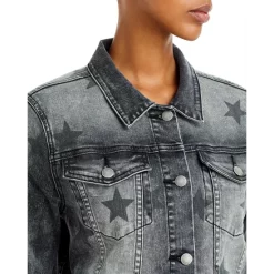 Deals 🔔 AQUA Star Print Denim Jacket - 100% Exclusive Black 🛒 -AQUA Elegant shop unnamed file 257