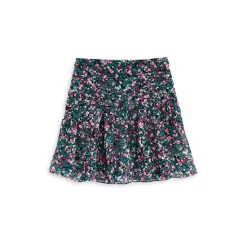 Best reviews of 😉 AQUA Girls' Asymmetrical Ruffle Skirt, Big Kid - 100% Exclusive Green/pink ✔️