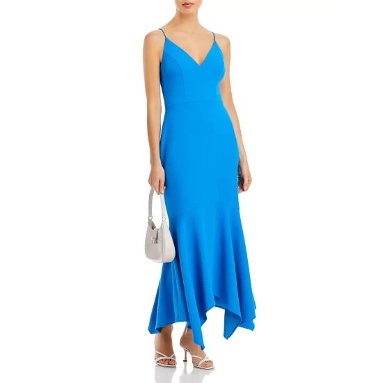 Outlet ๐ AQUA Asymmetric Flounce Cocktail ๐ฏ Dress - 100% Exclusive Blue โ๏ธ 2 Outlet ๐ AQUA Asymmetric Flounce Cocktail ๐ฏ Dress - 100% Exclusive Blue โ๏ธ - Image 2