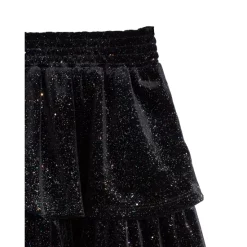 Promo ✔️ AQUA Girls' Sparkle Velvet Skirt - Big Kid Black 🎉 -AQUA Elegant shop unnamed file 2643