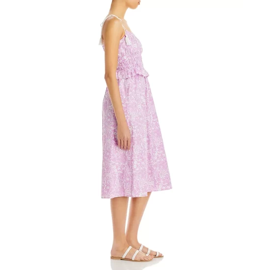 Deals โ AQUA Floral Print Tie Strap ๐ Dress - 100% Exclusive Lavender/white โ 5 Deals โ AQUA Floral Print Tie Strap ๐ Dress - 100% Exclusive Lavender/white โ - Image 5