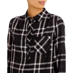Cheapest ❤️ AQUA Brittina Plaid Popover 🔥 Shirt - 100% Exclusive Black 🤩 7 Cheapest ❤️ AQUA Brittina Plaid Popover 🔥 Shirt - 100% Exclusive Black 🤩 -AQUA Elegant shop unnamed file 2655