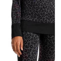 Outlet ✨ AQUA Cheetah Jacquard Quarter Zip Sweatshirt - 100% Exclusive Charcoal ✨ -AQUA Elegant shop unnamed file 2677