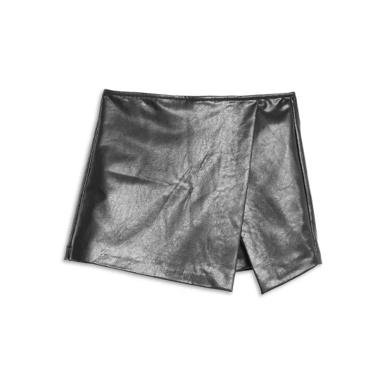 Best Sale 🌟 AQUA Girls' Faux Leather Skort, Big Kid - 100% Exclusive Black 🥰 1 Best Sale 🌟 AQUA Girls' Faux Leather Skort, Big Kid - 100% Exclusive Black 🥰