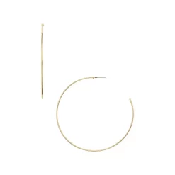 Best Sale 🥰 AQUA Whisper Hoop Earrings - 100% Exclusive Gold ❤️