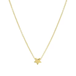 Cheapest ⭐ AQUA Star Pendant Necklace In 14K Gold-Plated Sterling Silver Or Sterling Silver, 16" - 100% Exclusive 🤩