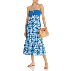 Hot Sale 💯 AQUA Crochet Batik Halter ⌛ Dress - 100% Exclusive Blue Multi ❤️ -AQUA Elegant shop unnamed file 2730