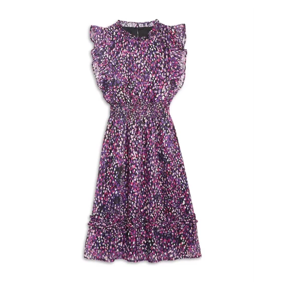 Outlet π₯ AQUA Girls' Clip Dot Speckle Midi Dress, Big Kid - 100% Exclusive Black/pink π 1 Outlet π₯ AQUA Girls' Clip Dot Speckle Midi Dress, Big Kid - 100% Exclusive Black/pink π