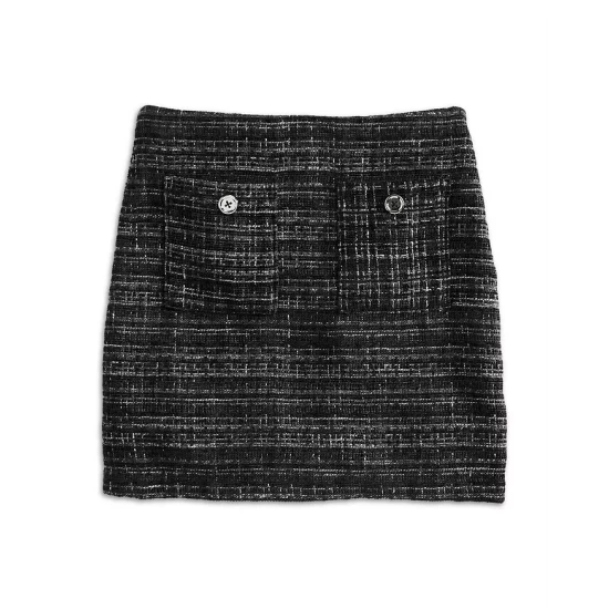 Deals ✨ AQUA ❤️ Girls' Tweed Mini Skirt, Big Kid - 100% Exclusive Black/white 🥰 1 Deals ✨ AQUA ❤️ Girls' Tweed Mini Skirt, Big Kid - 100% Exclusive Black/white 🥰