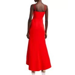 Best Pirce ⭐ AQUA Square Neck 🧨 Dress - 100% Exclusive Bright Red 🛒 -AQUA Elegant shop unnamed file 2742