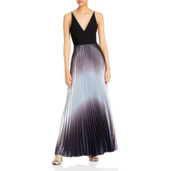 New ๐ AQUA Pleated Shimmer Gown - 100% Exclusive Black/silver โจ
