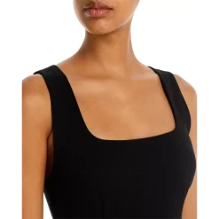 Discount ✨ AQUA Square Neck Tank Maxi 🥰 Dress - 100% Exclusive Black 😉 -AQUA Elegant shop unnamed file 277