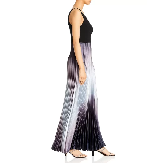 New ๐ AQUA Pleated Shimmer Gown - 100% Exclusive Black/silver โจ 5 New ๐ AQUA Pleated Shimmer Gown - 100% Exclusive Black/silver โจ - Image 5