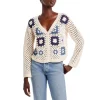 Brand new 🛒 AQUA Crochet Cardigan Sweater - 100% Exclusive Cream ⭐