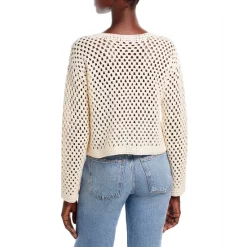 Brand new 🛒 AQUA Crochet Cardigan Sweater - 100% Exclusive Cream ⭐ -AQUA Elegant shop unnamed file 2811