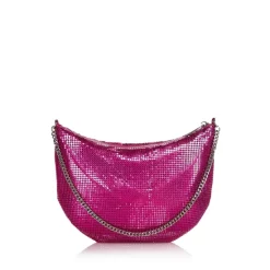 Wholesale ❤️ AQUA Small Mesh Baguette Shoulder Bag - 100% Exclusive Ultra Pink ⌛ -AQUA Elegant shop unnamed file 2824