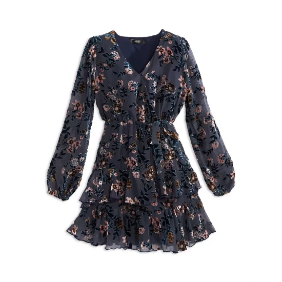 Deals 𧨠AQUA Girls' Burnout Floral π Dress, Big Kid - 100% Exclusive Navy β 1 Deals 𧨠AQUA Girls' Burnout Floral π Dress, Big Kid - 100% Exclusive Navy β