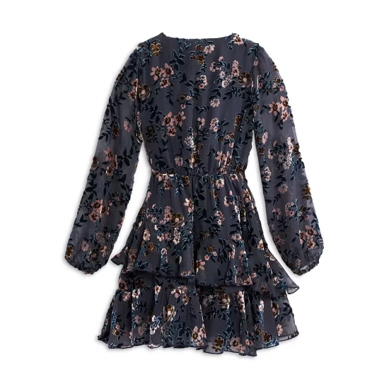 Deals 𧨠AQUA Girls' Burnout Floral π Dress, Big Kid - 100% Exclusive Navy β 2 Deals 𧨠AQUA Girls' Burnout Floral π Dress, Big Kid - 100% Exclusive Navy β - Image 2