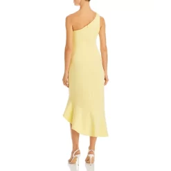 Cheapest ✨ AQUA Off The Shoulder Crepe Cocktail Dress - 100% Exclusive Lemon ✔️ -AQUA Elegant shop unnamed file 2887