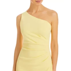 Cheapest ✨ AQUA Off The Shoulder Crepe Cocktail Dress - 100% Exclusive Lemon ✔️ -AQUA Elegant shop unnamed file 2889