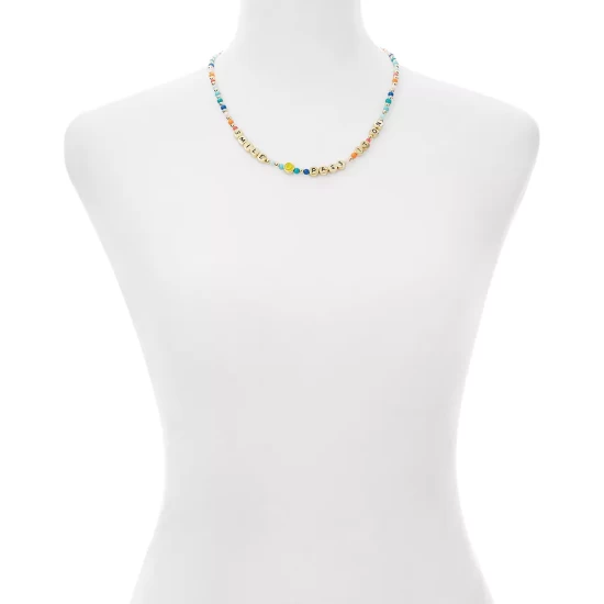 Best deal 👍 AQUA Smile Beaded Necklace, 20" - 100% Exclusive Multi 👍 2 Best deal 👍 AQUA Smile Beaded Necklace, 20" - 100% Exclusive Multi 👍 - Image 2