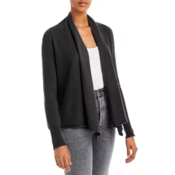 Hot Sale 👏 AQUA Draped Open-Front Cashmere Cardigan - 100% Exclusive 🧨 -AQUA Elegant shop unnamed file 2907