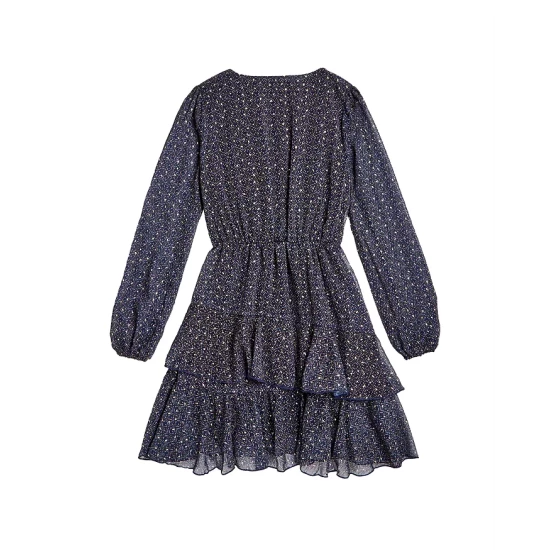 Best reviews of โค๏ธ AQUA Girls' Long Sleeve Foulard Metallic Dot ๐ Dress, Big Kid - 100% Exclusive Navy โจ 2 Best reviews of โค๏ธ AQUA Girls' Long Sleeve Foulard Metallic Dot ๐ Dress, Big Kid - 100% Exclusive Navy โจ - Image 2